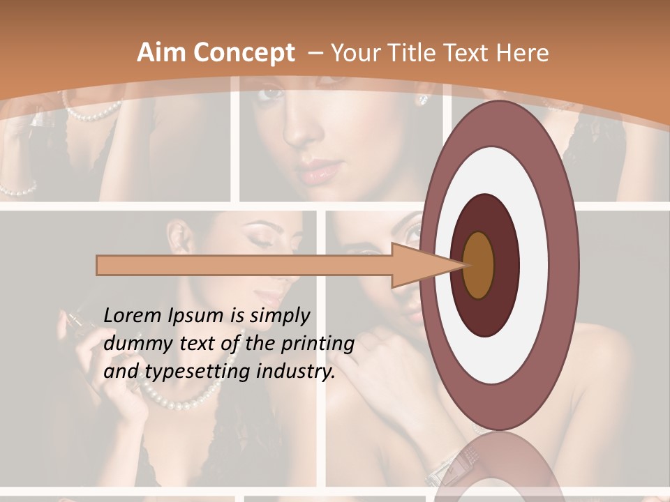 Board Room Figure PowerPoint Template