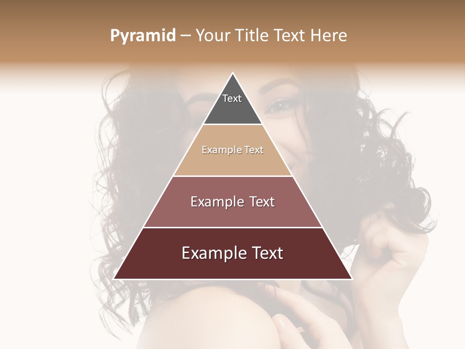 Cosmetics Attractive Hair PowerPoint Template