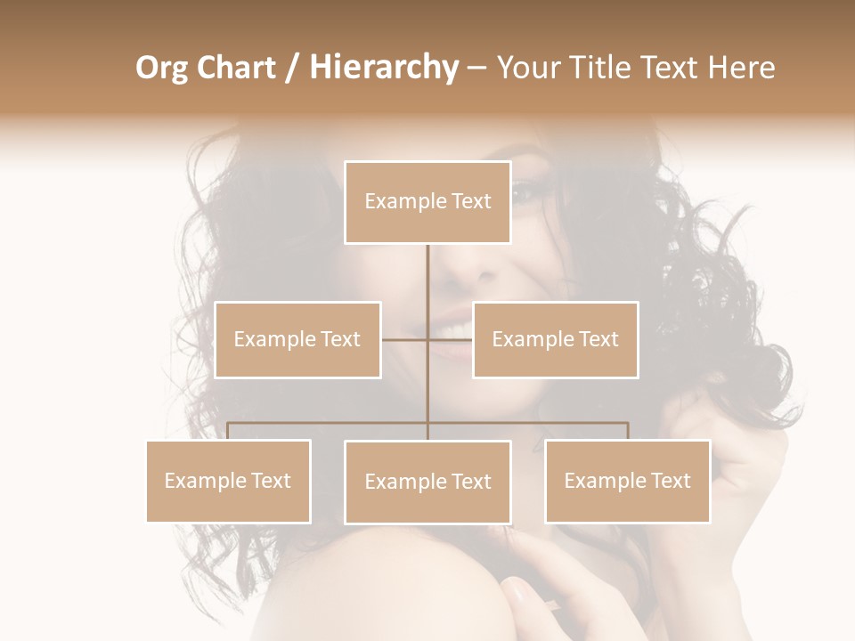 Cosmetics Attractive Hair PowerPoint Template