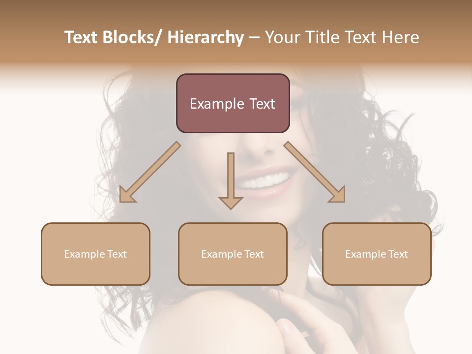 Cosmetics Attractive Hair PowerPoint Template