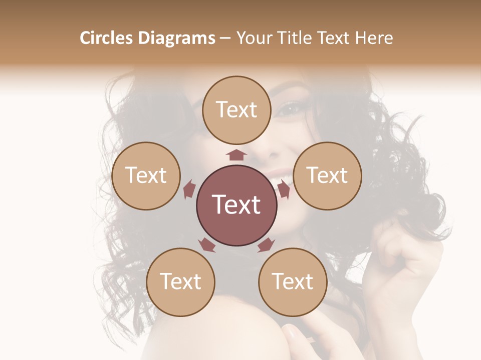 Cosmetics Attractive Hair PowerPoint Template