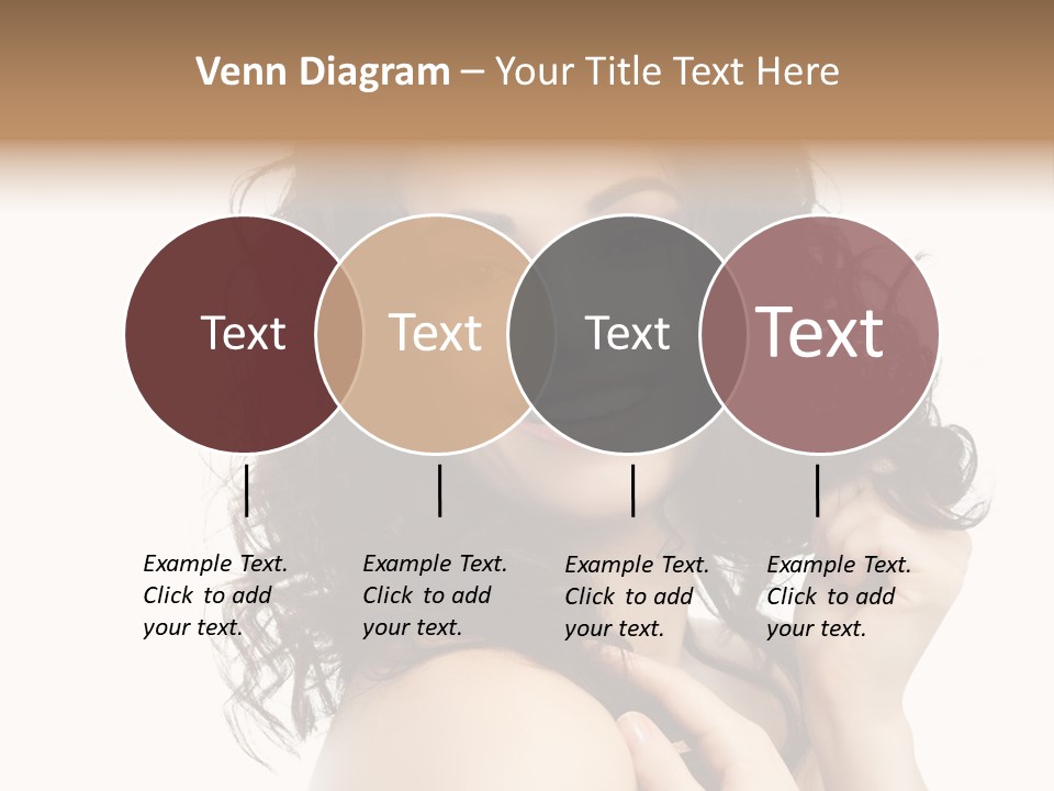 Cosmetics Attractive Hair PowerPoint Template