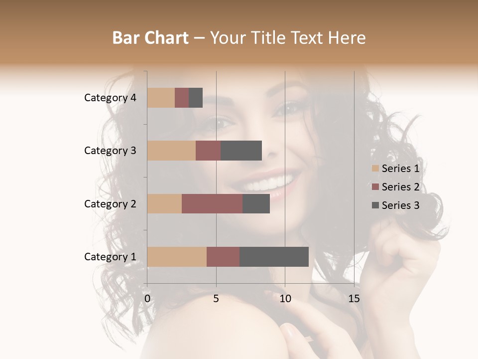Cosmetics Attractive Hair PowerPoint Template