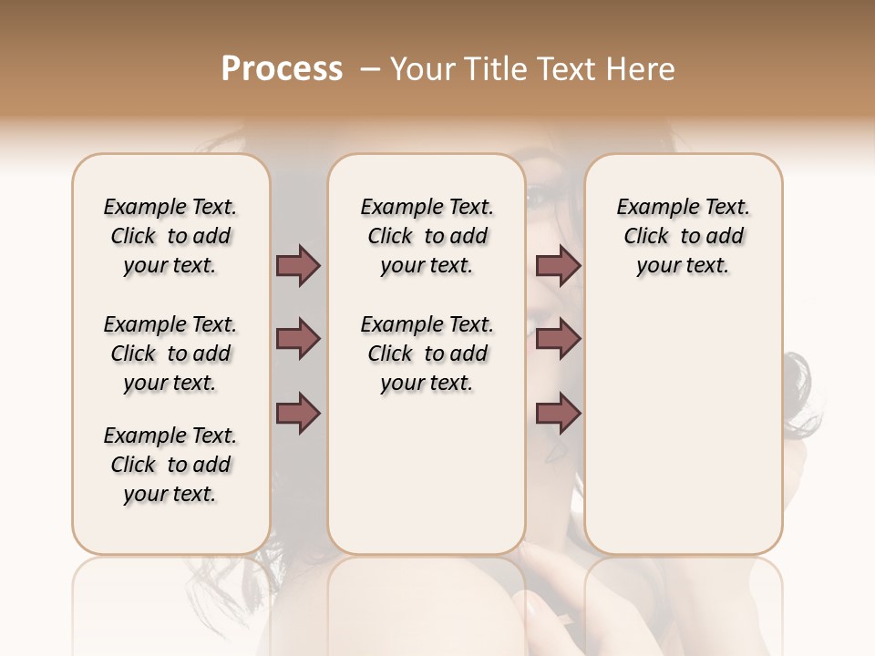 Cosmetics Attractive Hair PowerPoint Template