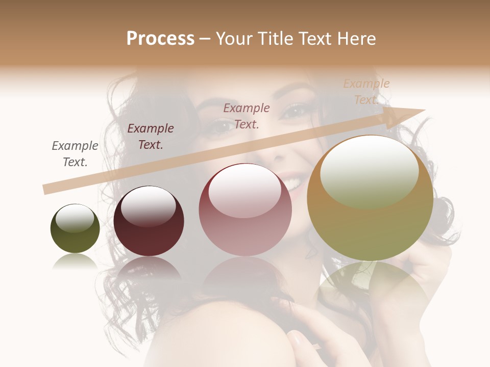 Cosmetics Attractive Hair PowerPoint Template