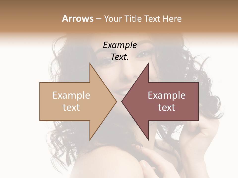 Cosmetics Attractive Hair PowerPoint Template