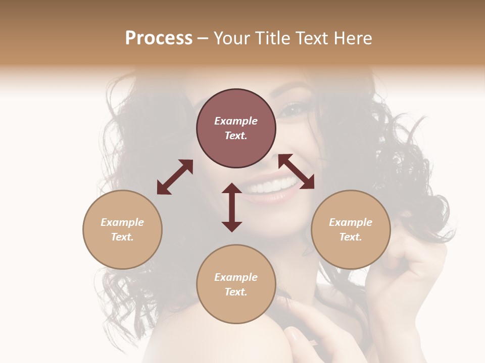 Cosmetics Attractive Hair PowerPoint Template