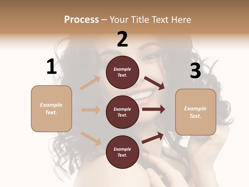 Cosmetics Attractive Hair PowerPoint Template