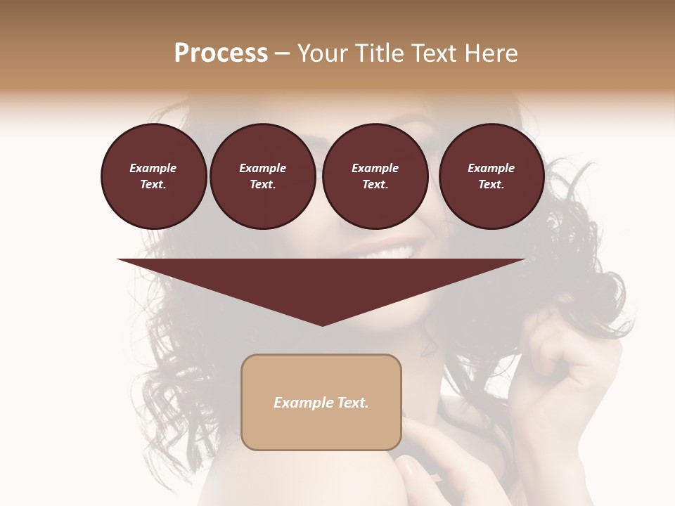 Cosmetics Attractive Hair PowerPoint Template