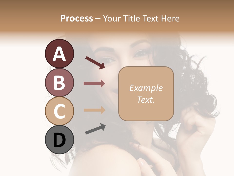 Cosmetics Attractive Hair PowerPoint Template