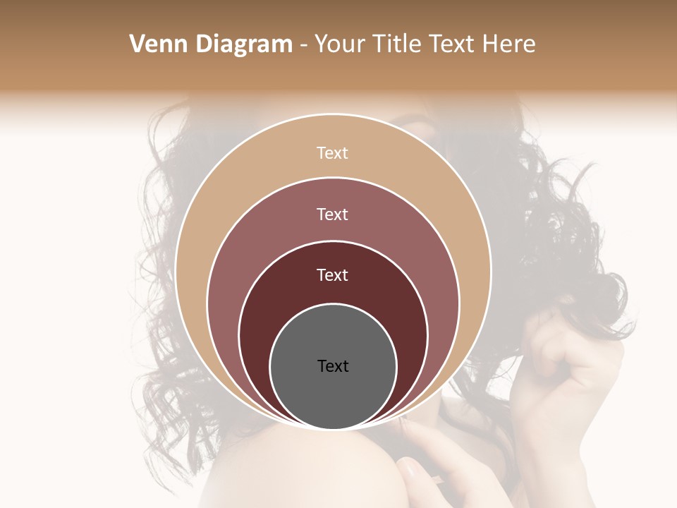 Cosmetics Attractive Hair PowerPoint Template