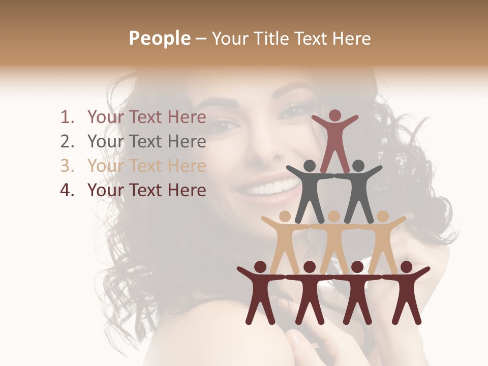 Cosmetics Attractive Hair PowerPoint Template