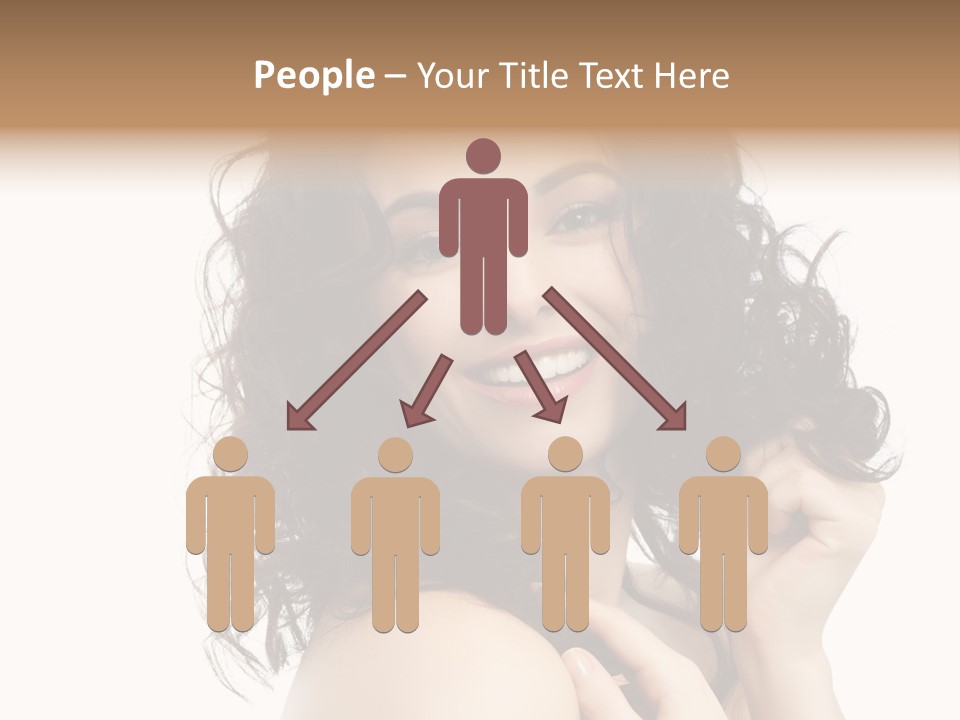 Cosmetics Attractive Hair PowerPoint Template