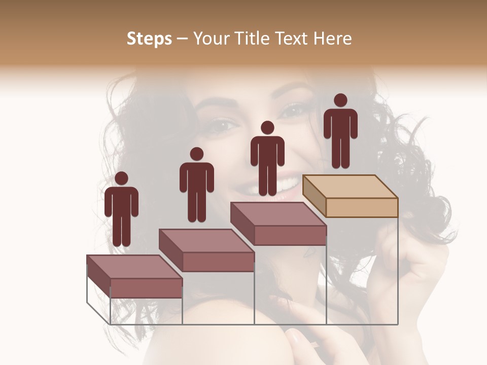 Cosmetics Attractive Hair PowerPoint Template