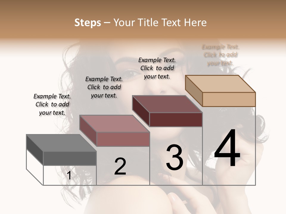 Cosmetics Attractive Hair PowerPoint Template
