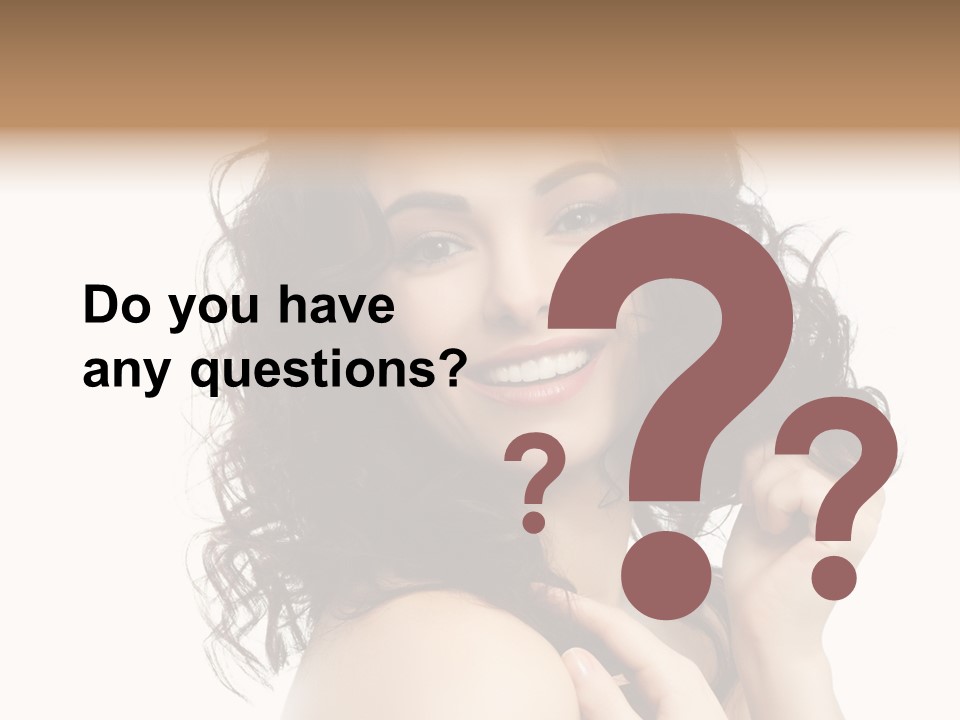 Cosmetics Attractive Hair PowerPoint Template