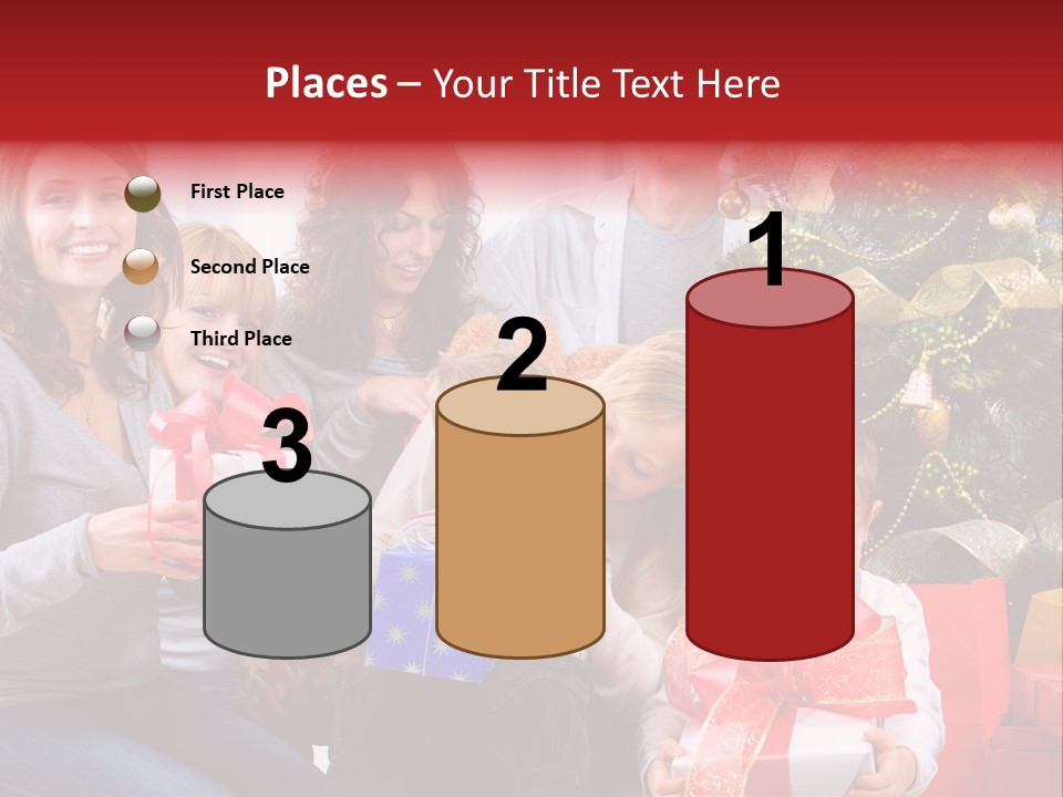 Celebration Love Caucasian PowerPoint Template