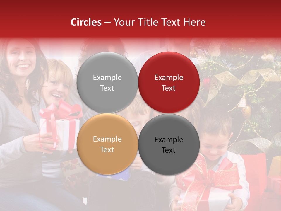 Celebration Love Caucasian PowerPoint Template