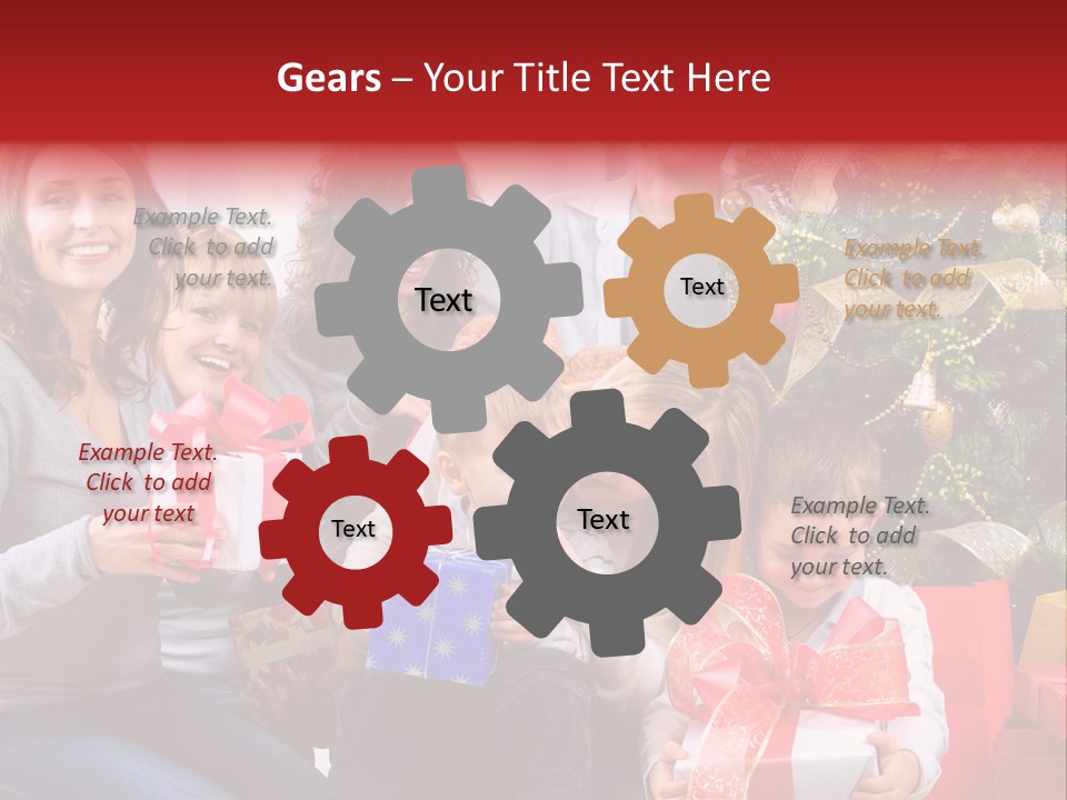 Celebration Love Caucasian PowerPoint Template