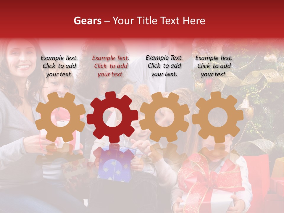 Celebration Love Caucasian PowerPoint Template