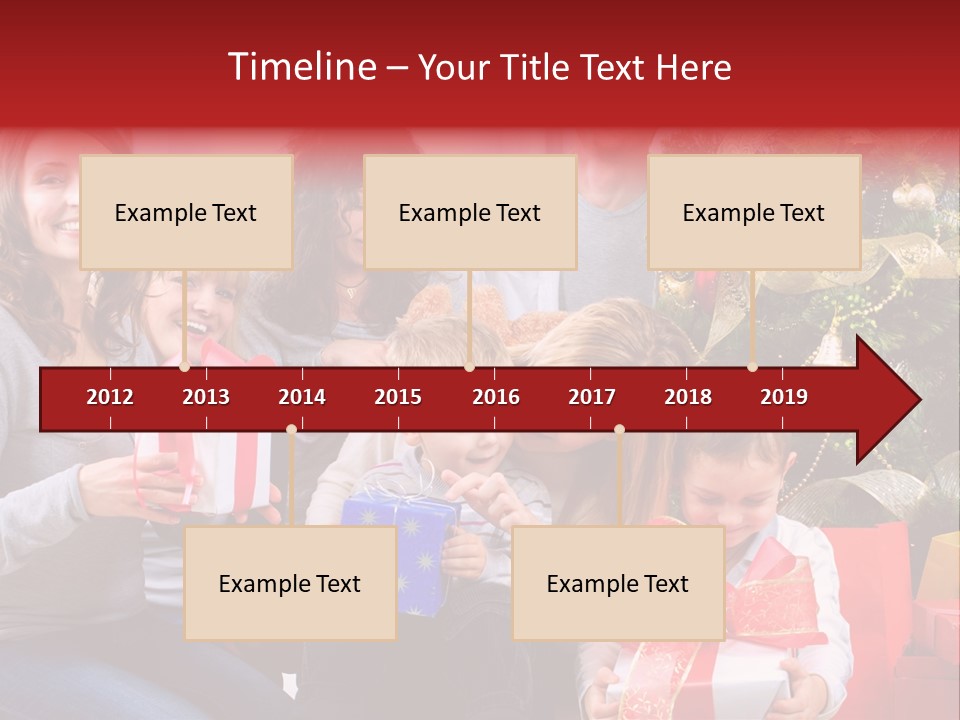 Celebration Love Caucasian PowerPoint Template