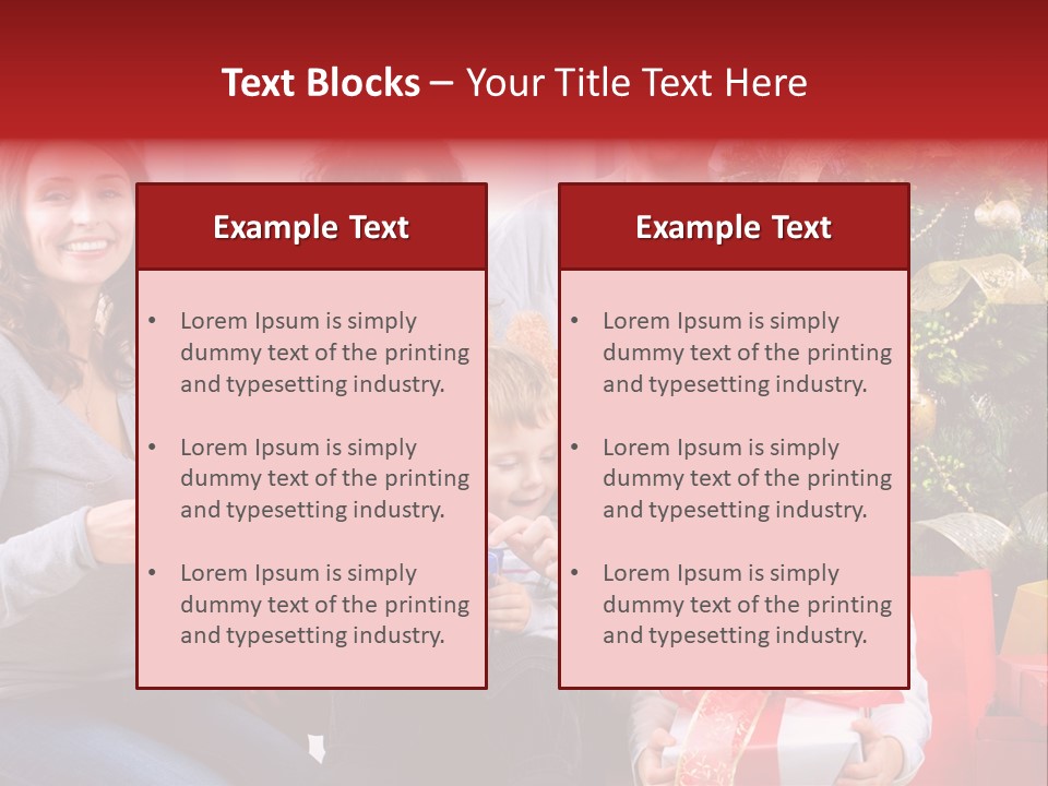 Celebration Love Caucasian PowerPoint Template