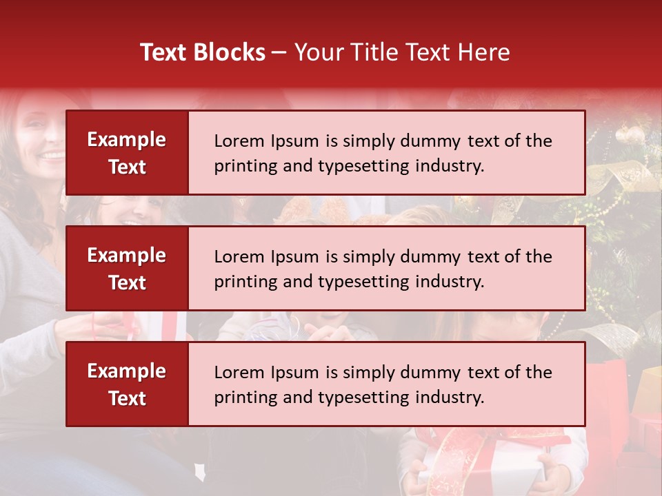 Celebration Love Caucasian PowerPoint Template