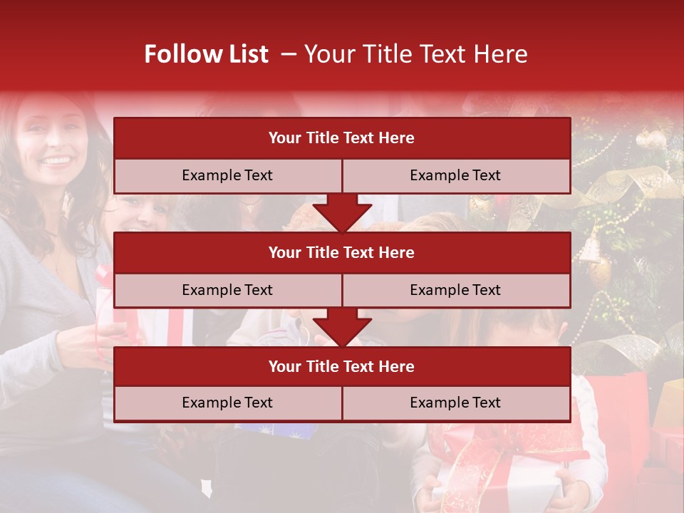 Celebration Love Caucasian PowerPoint Template