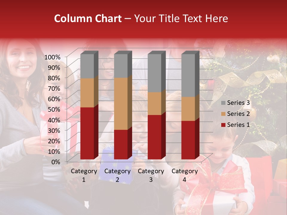 Celebration Love Caucasian PowerPoint Template