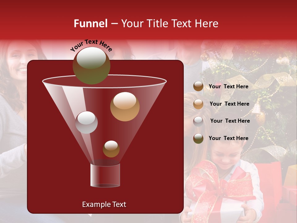 Celebration Love Caucasian PowerPoint Template