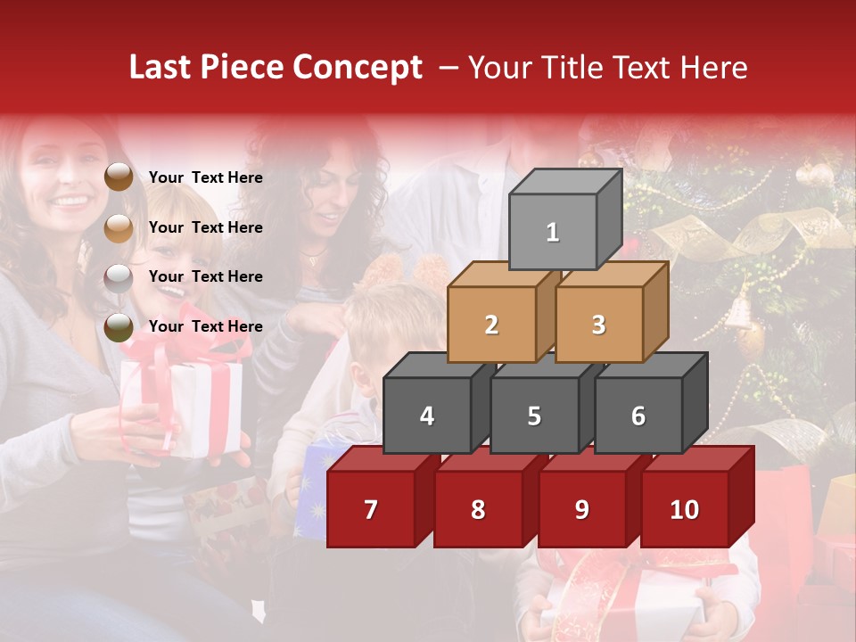 Celebration Love Caucasian PowerPoint Template