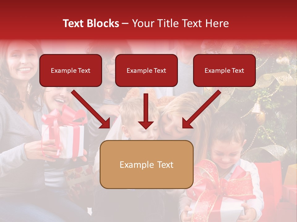 Celebration Love Caucasian PowerPoint Template