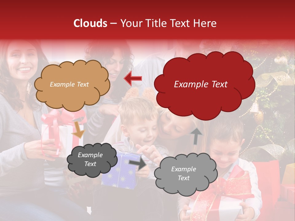 Celebration Love Caucasian PowerPoint Template