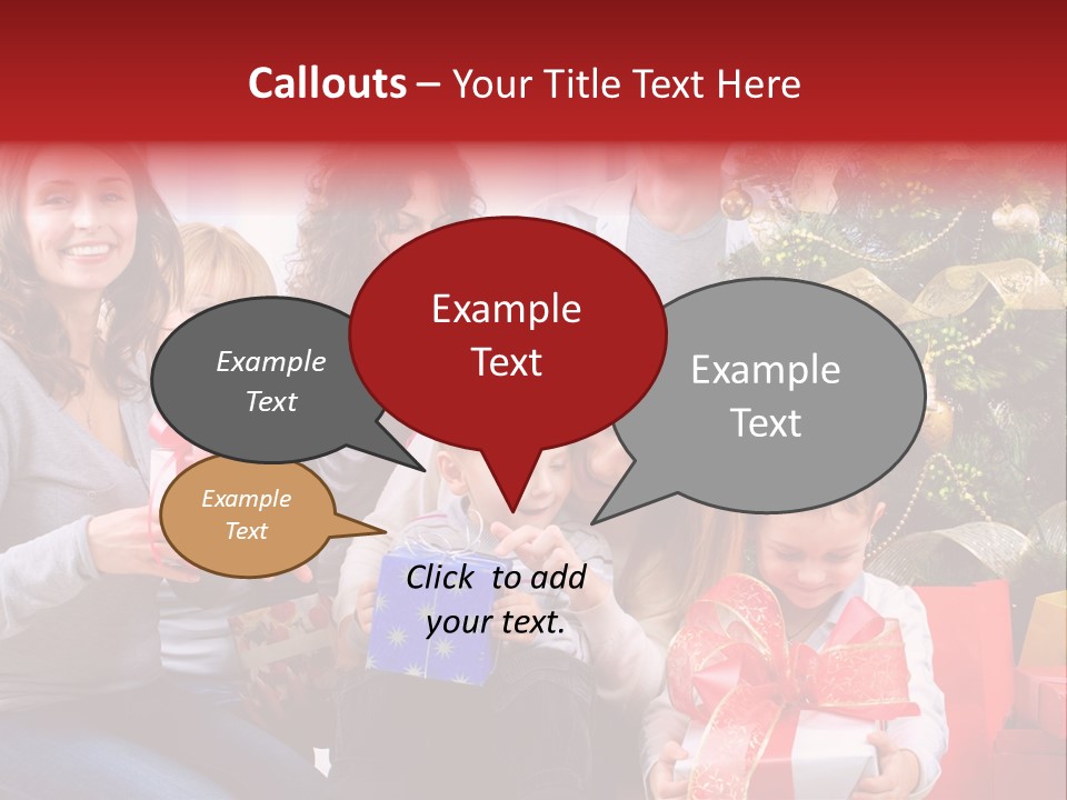 Celebration Love Caucasian PowerPoint Template