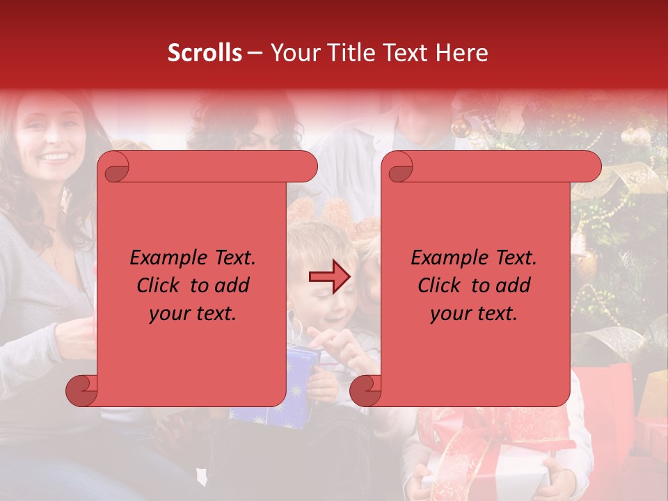 Celebration Love Caucasian PowerPoint Template