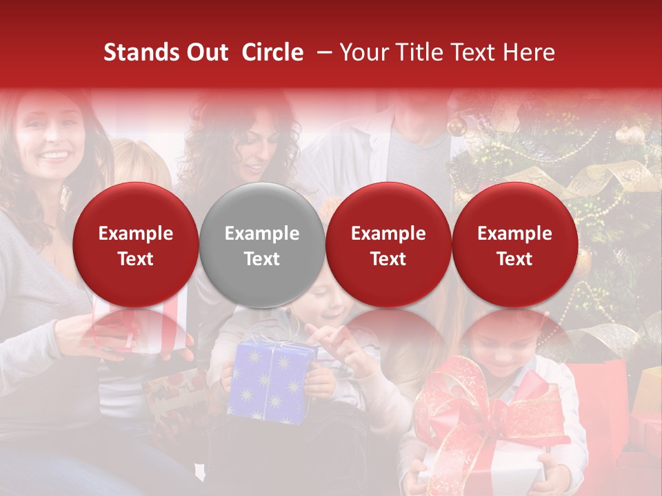 Celebration Love Caucasian PowerPoint Template