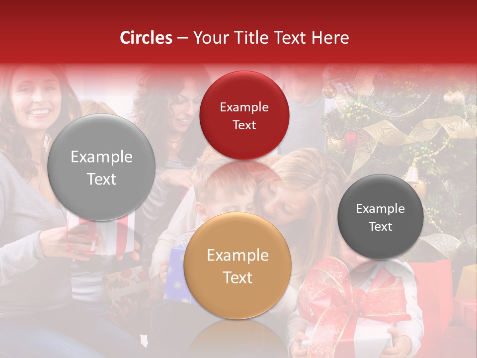 Celebration Love Caucasian PowerPoint Template