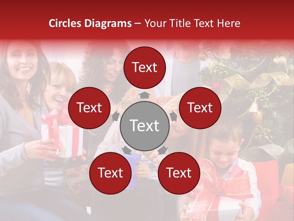 Celebration Love Caucasian PowerPoint Template