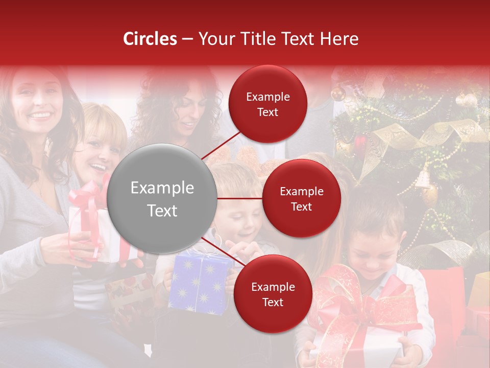 Celebration Love Caucasian PowerPoint Template