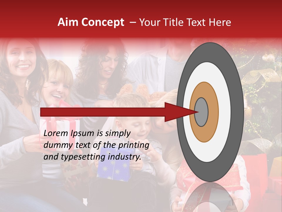 Celebration Love Caucasian PowerPoint Template