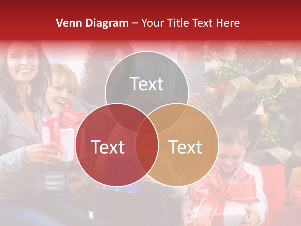 Celebration Love Caucasian PowerPoint Template