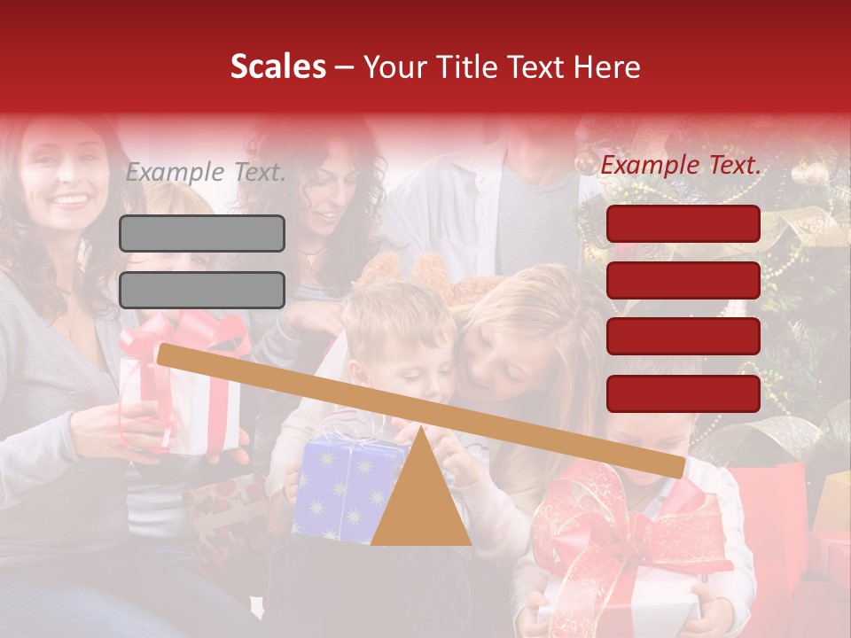 Celebration Love Caucasian PowerPoint Template