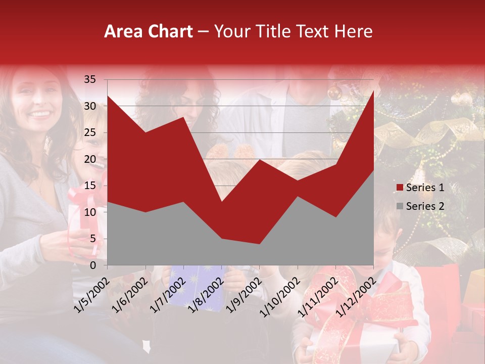 Celebration Love Caucasian PowerPoint Template
