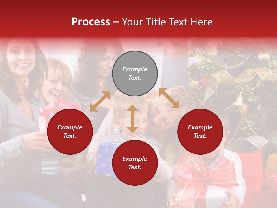 Celebration Love Caucasian PowerPoint Template