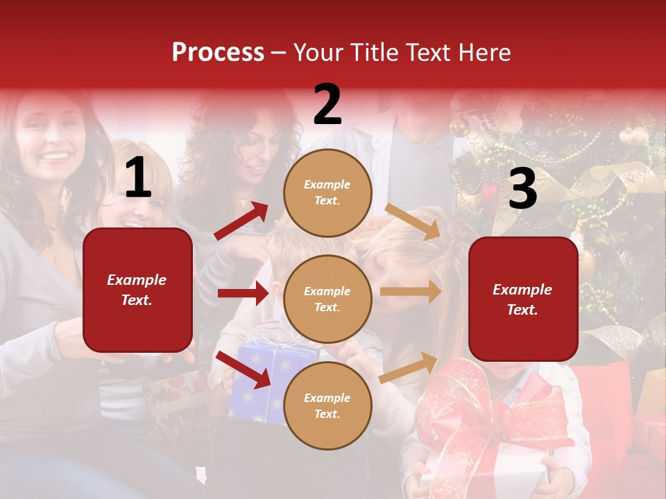 Celebration Love Caucasian PowerPoint Template