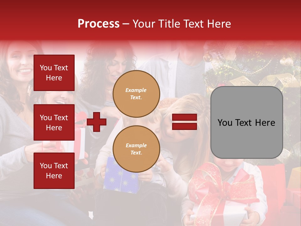 Celebration Love Caucasian PowerPoint Template