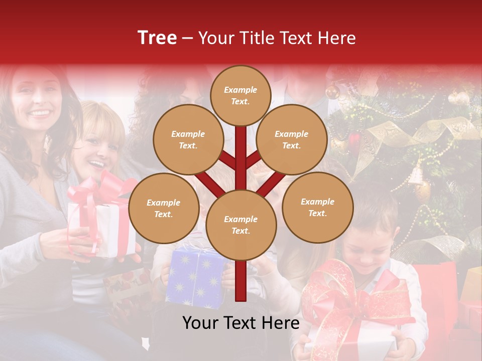 Celebration Love Caucasian PowerPoint Template