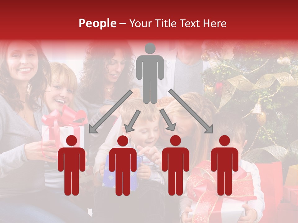 Celebration Love Caucasian PowerPoint Template