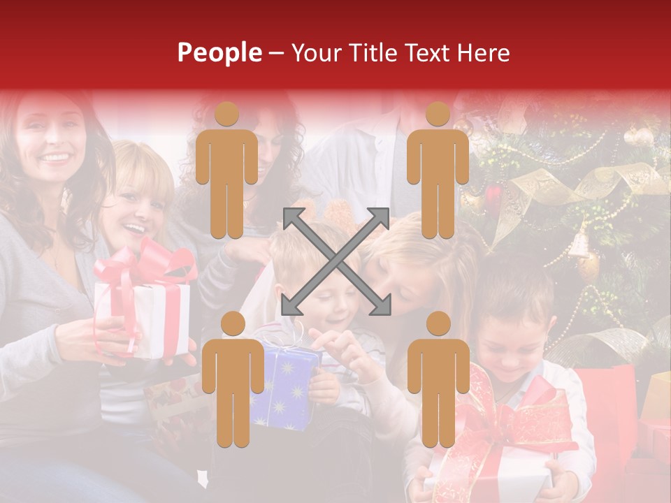 Celebration Love Caucasian PowerPoint Template