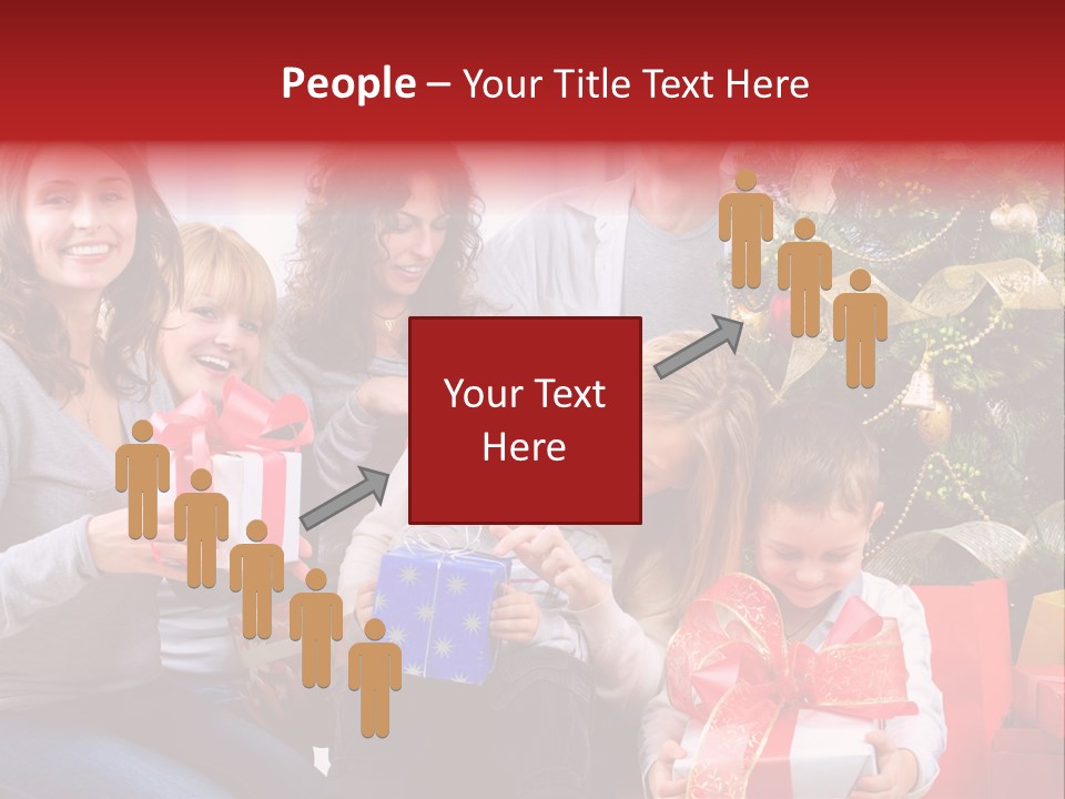 Celebration Love Caucasian PowerPoint Template